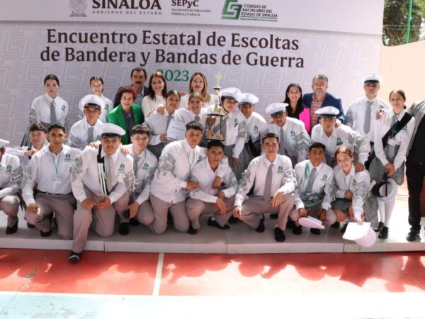 <strong>Realizan encuentro estatal de Escoltas y Bandas de Guerra COBAES 2023</strong>