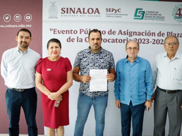 ¡Bienvenidos maestros de EMSAD! COBAES entrega plazas a docentes que se evaluaron por medio de USICAMM